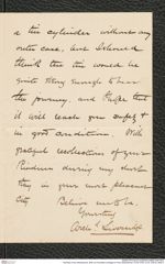 Nachlass Franz Steindachner, Brief von Archibald Liveridge an Franz Steindachner (15.09.1878), Inv.Nr. 306.02, Seite 3
